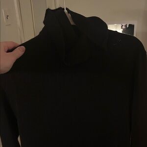 Black turtleneck dress
